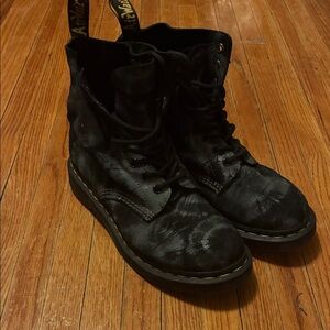 Dr. Martens Black pascal Tie-Dye Boots